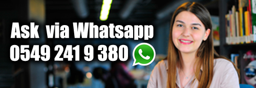Ask Abdullah Gül University via WhatsApp