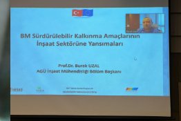 Prof. Dr. Burak UZAL made a presentation within the scope of 
