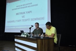 Prof. Dr. Kamil Aydın “Metruk Yapı ve Hasarlı Yapı Tespit Semineri”nde