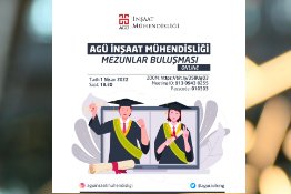 AGÜ İnşaat Mezunları Buluşması