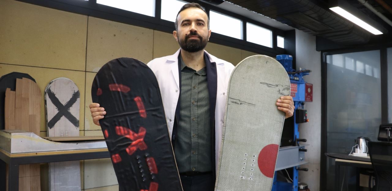 AGÜ Öğretim Üyesinden Yerli Snowboard Üretimi