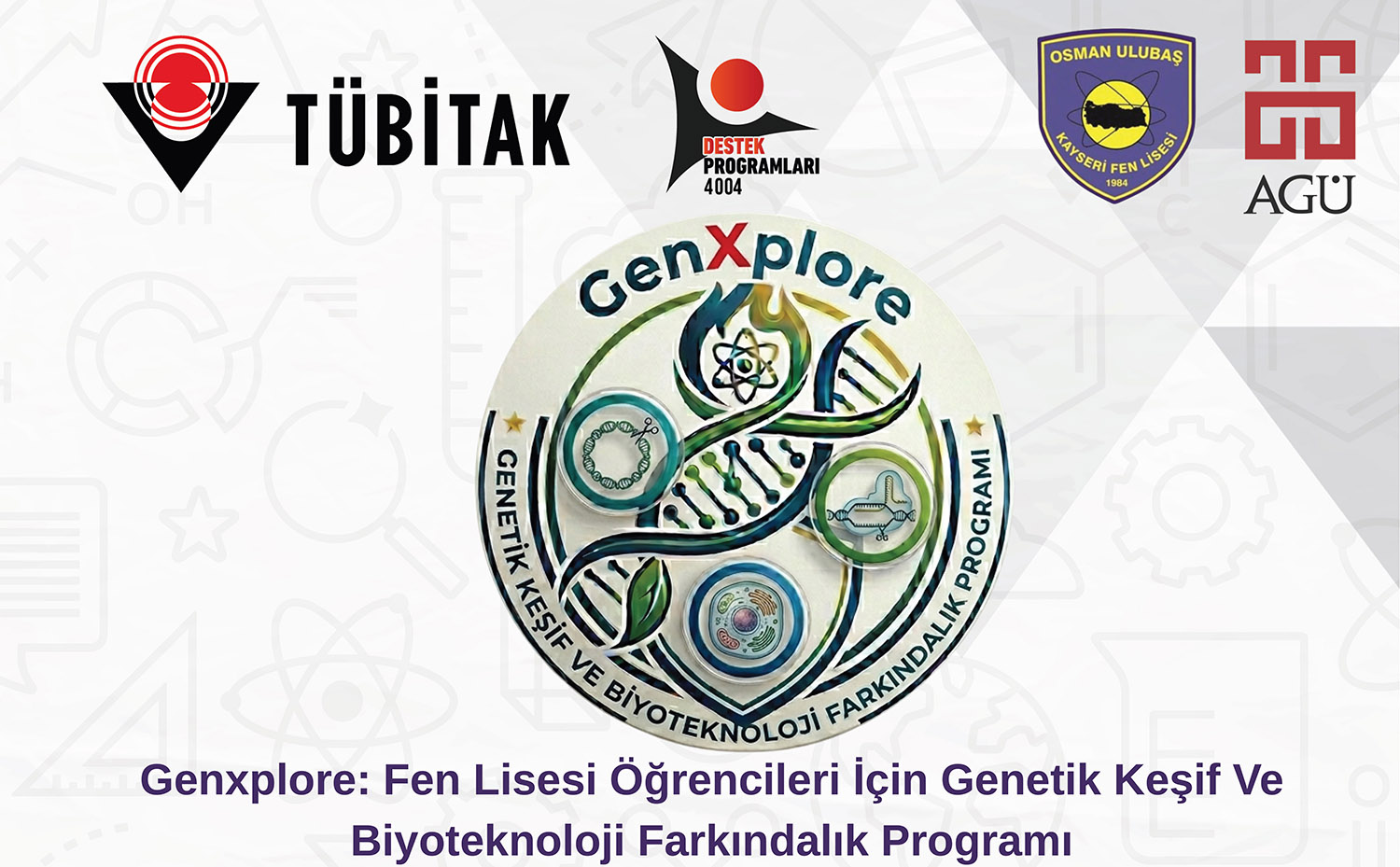 Genetik ve Biyoteknolojiye İlgi Duyan Gençler AGÜ'de Buluşuyor
